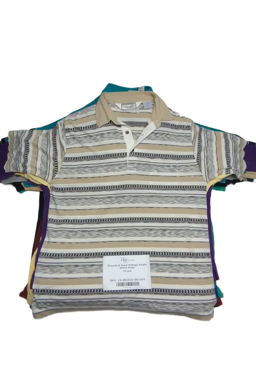 Recycle & Good Vintage Single Stitch Polos 53 pcs