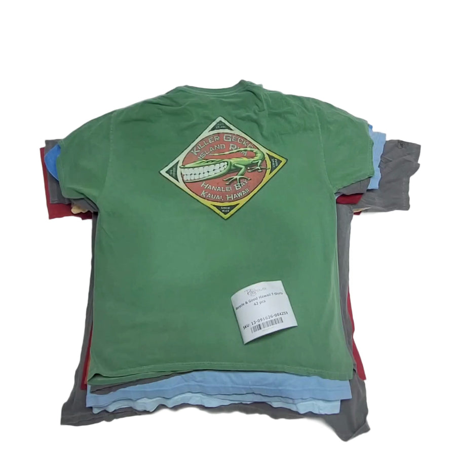 Recycle & Good Hawaii T-Shirts 42 pcs