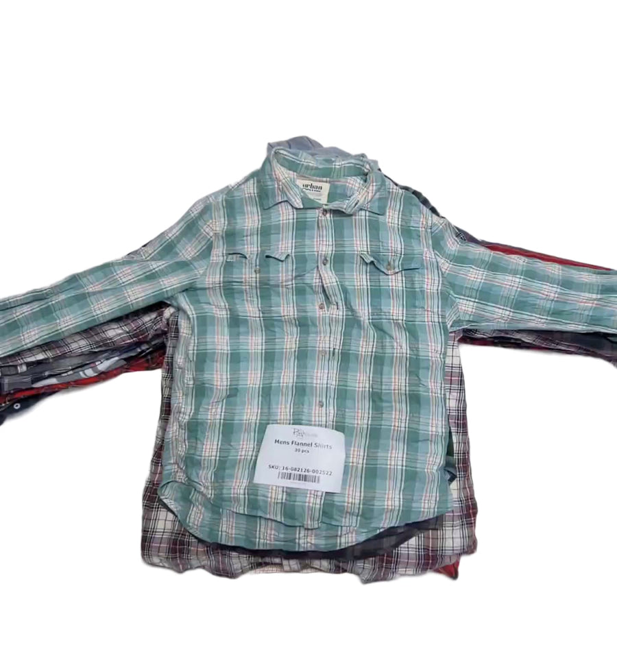Mens Flannel Shirts 30 pcs
