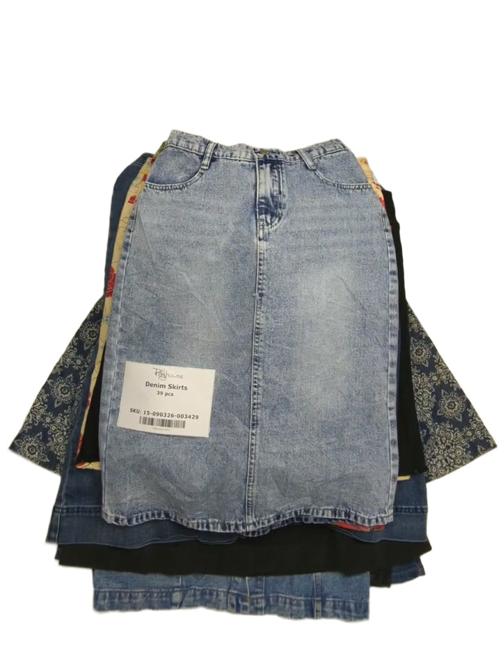 Denim Skirts 39 pcs