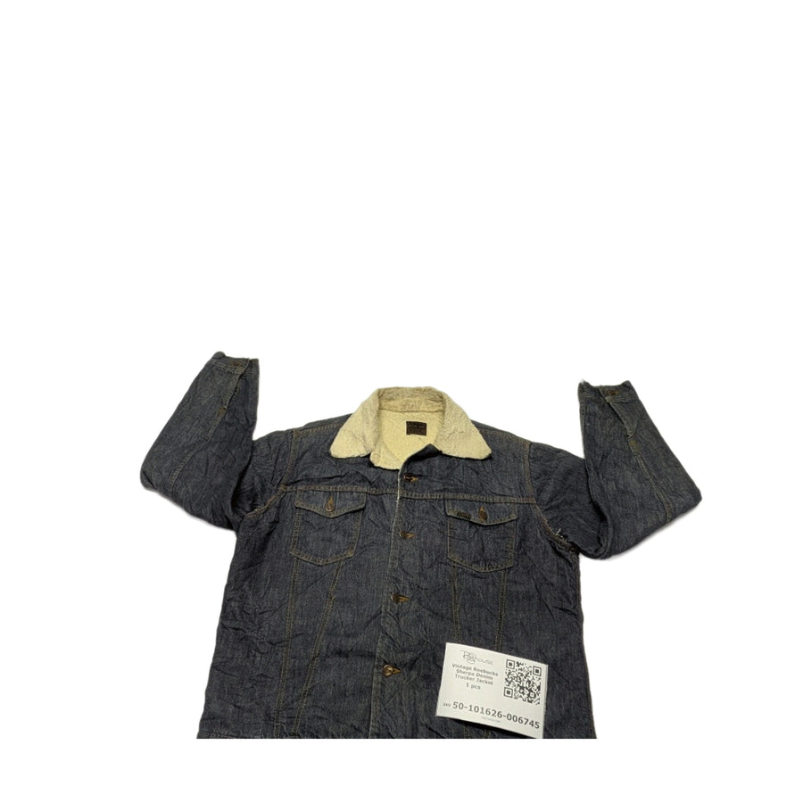 Vintage Roebucks Sherpa Denim Trucker Jacket 1 pc