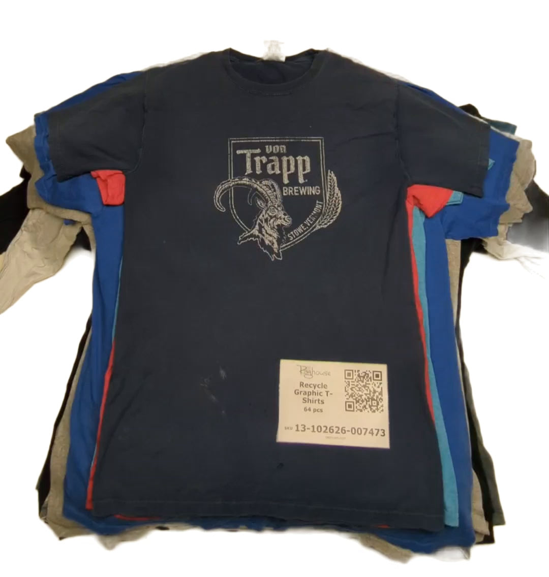 Recycle Graphic T-Shirts 64 pcs