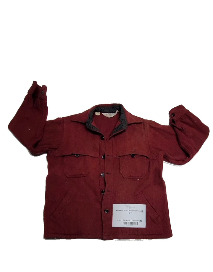 Vintage Wool Woolrich Shirt L 1 pcs