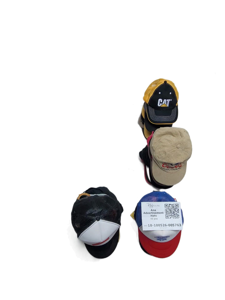 Ana Advertisement Hats 43 pcs
