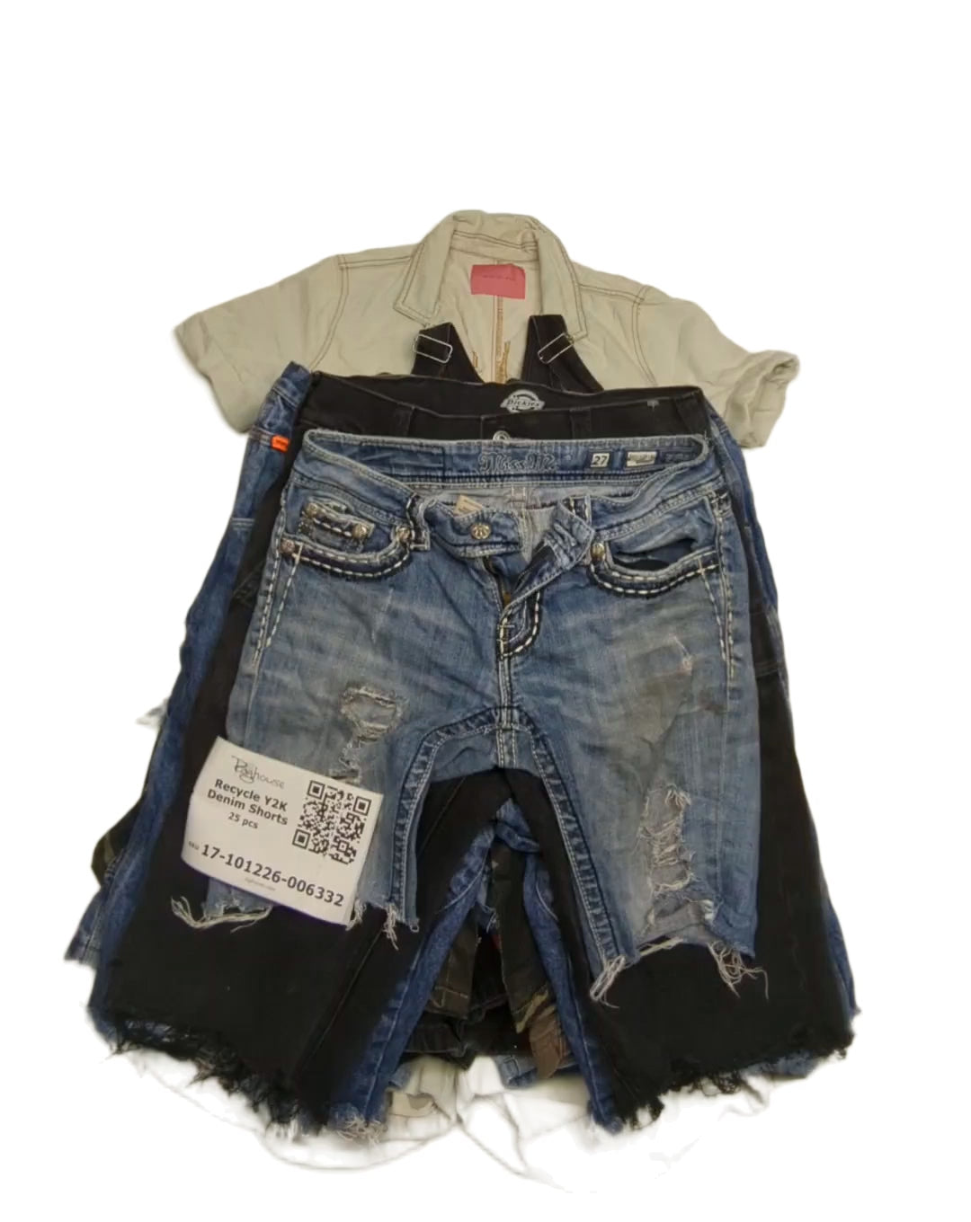 Recycle Y2K Denim Shorts 25 pcs