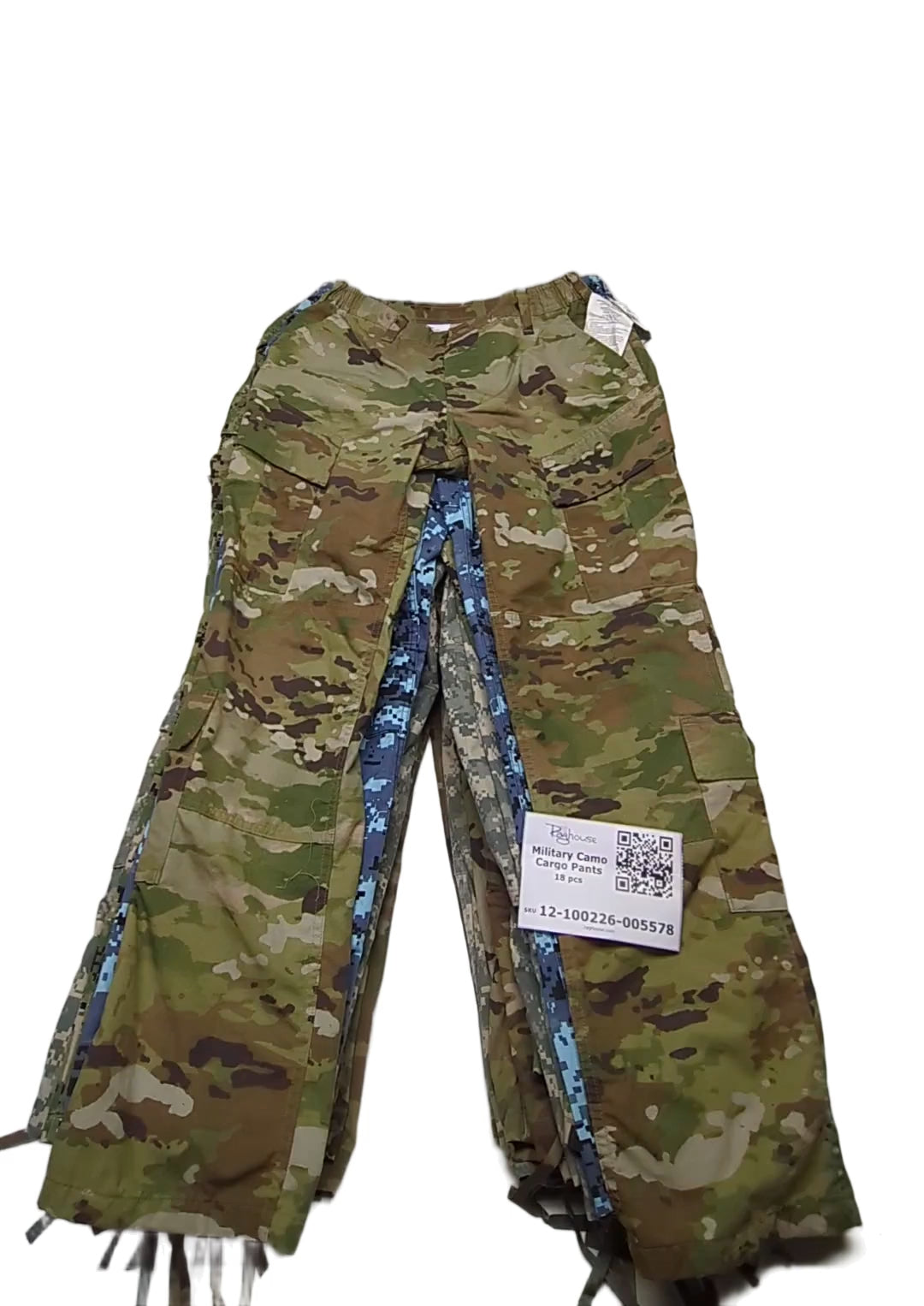 Military Camo Cargo Pants 18 pcs