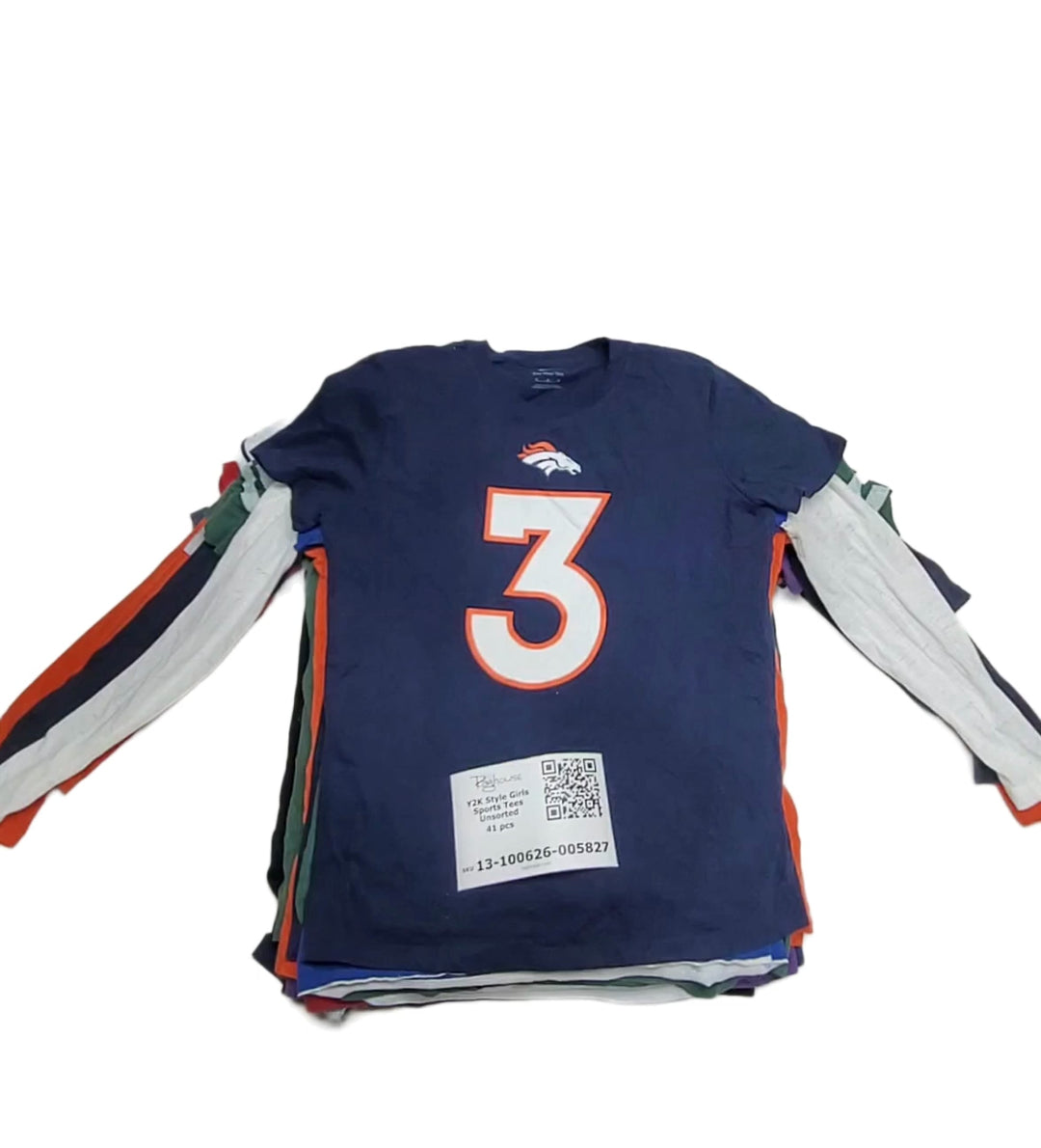 Y2K Style Girls Sports Tees Unsorted 41 pcs