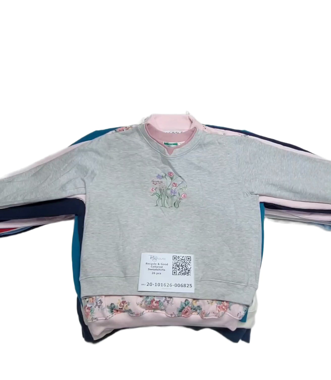 Recycle & Good Collared Sweatshirts 26 pcs