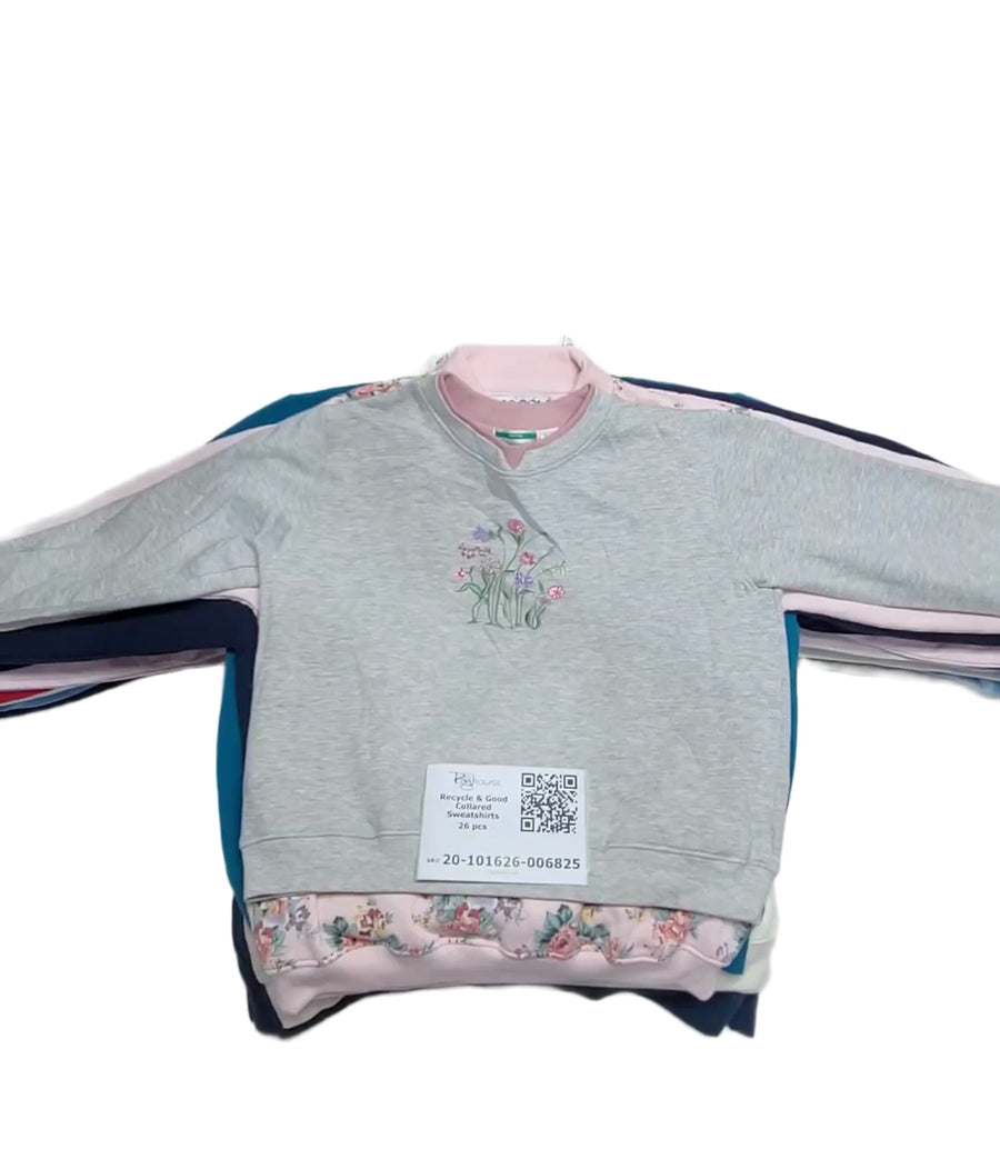 Recycle & Good Collared Sweatshirts 26 pcs