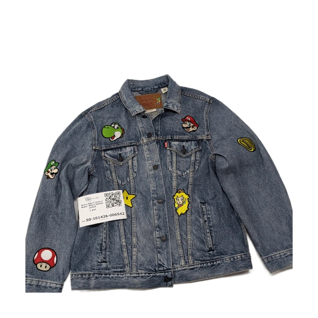 Retro Big E Levis x Super Mario Denim Jacket 1 pc