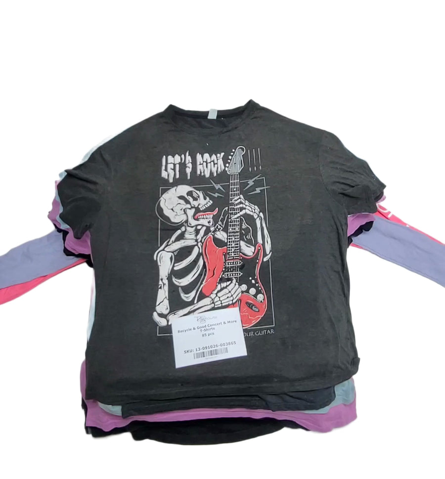 Recycle & Good Concert & More T-Shirts 85 pcs
