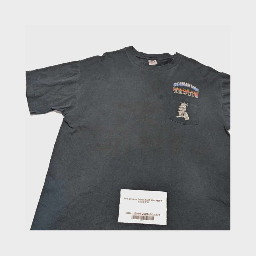 Ice Cream From Hell Vintage T-Shirt 2XL 1 pcs