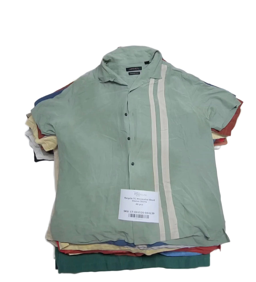 Recycle TC Minimalist Short Sleeve Shirts 46 pcs