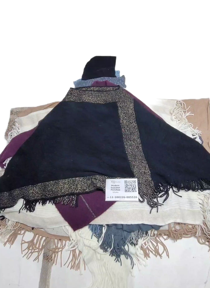 Modern Sweater Ponchos 13 pcs
