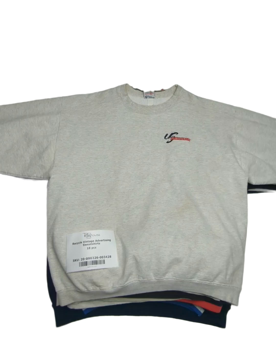 Recycle Vintage Advertising Sweatshirts 18 pcs