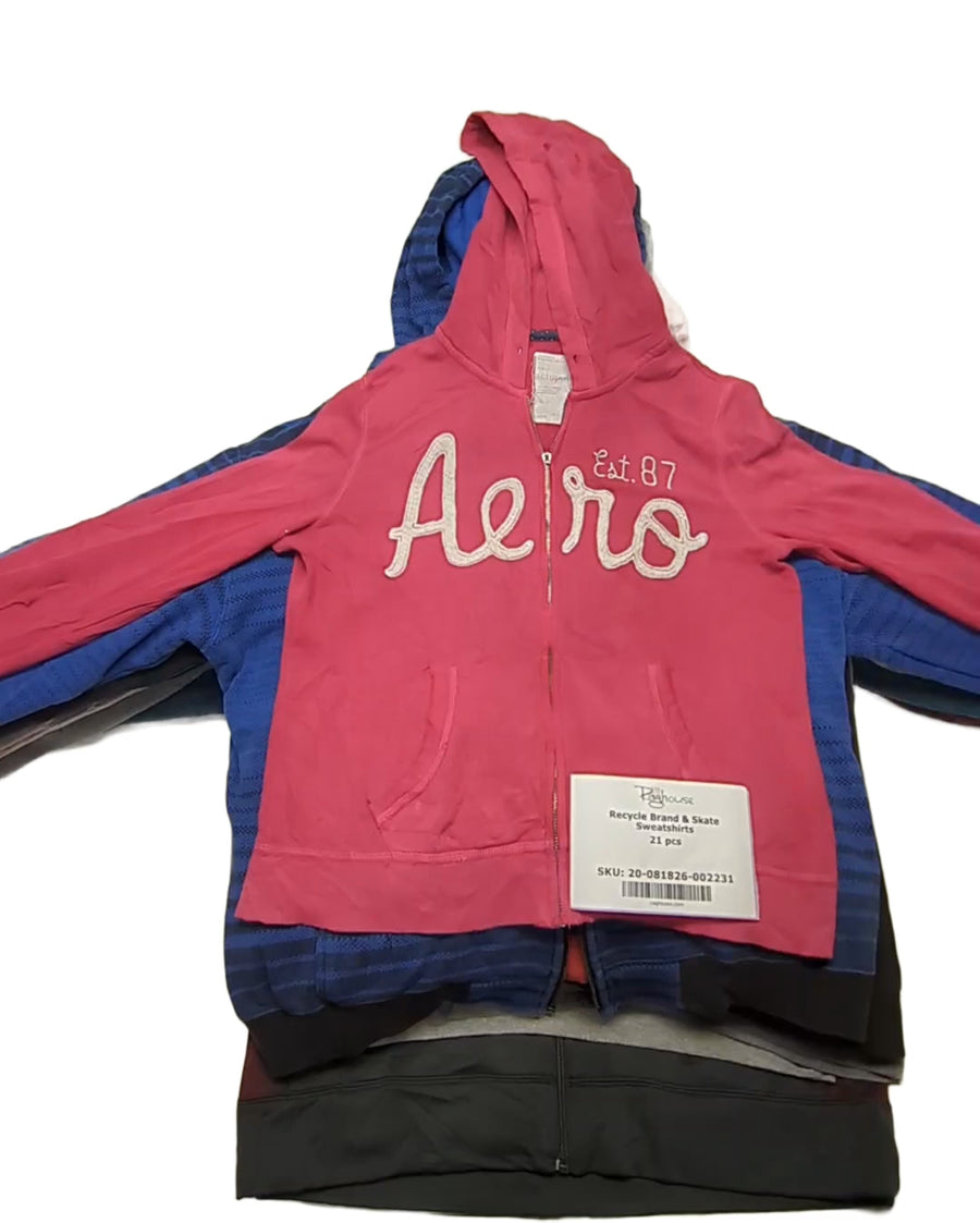 Recycle Brand & Skate Sweatshirts 21 pcs
