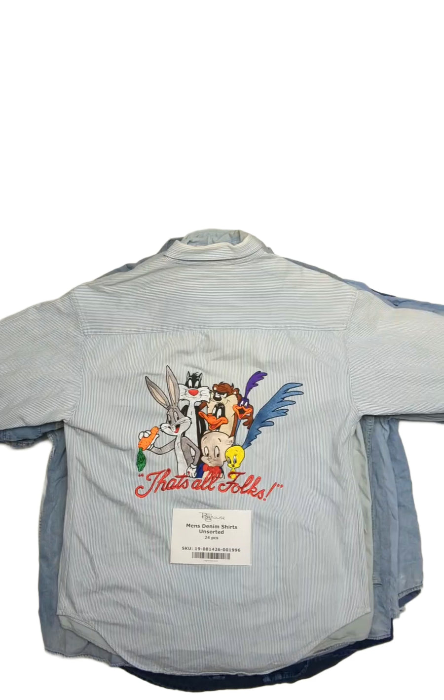 Mens Denim Shirts Unsorted 24 pcs