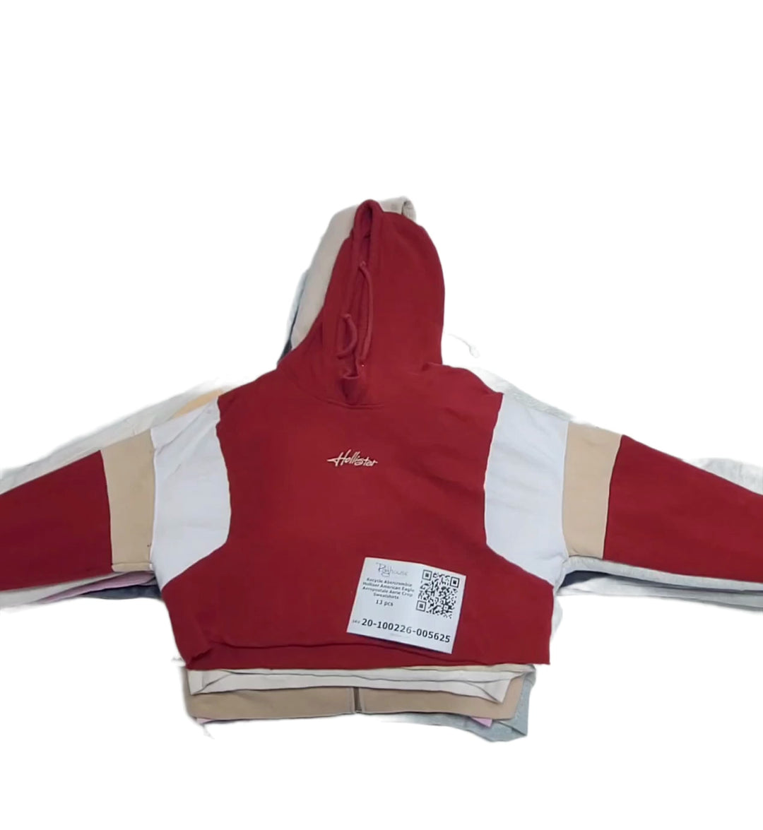 Recycle Abercrombie Holliser American Eagle Aeropostale Aerie Crop Sweatshirts 13 pcs