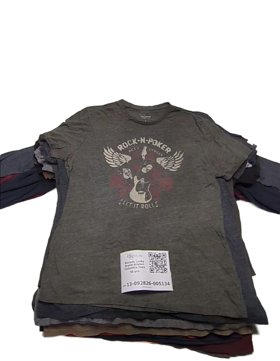 Recycle Lucky Brand Brixton Columbia Tees 56 pcs