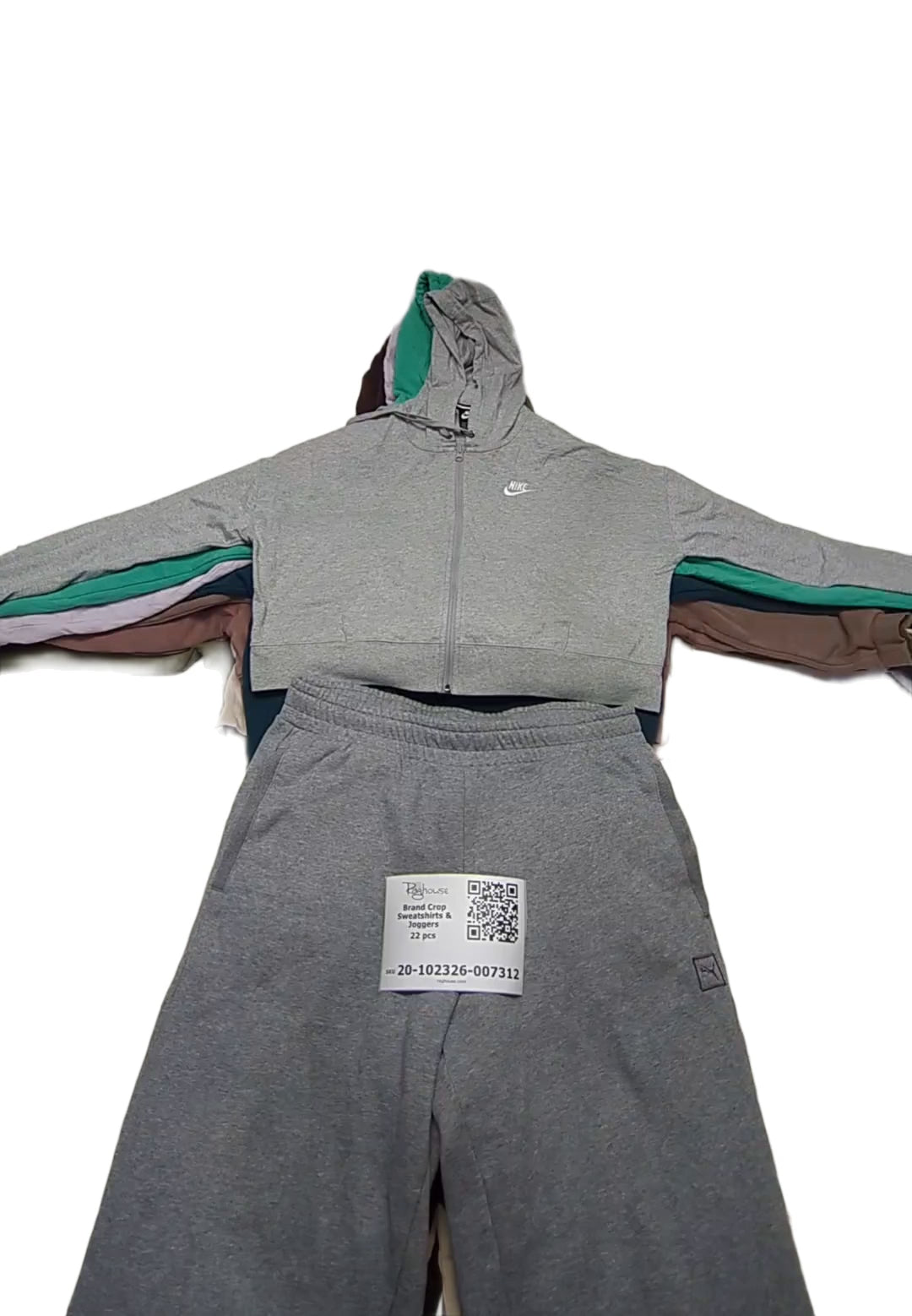 Brand Crop Sweatshirts & Joggers 22 pcs