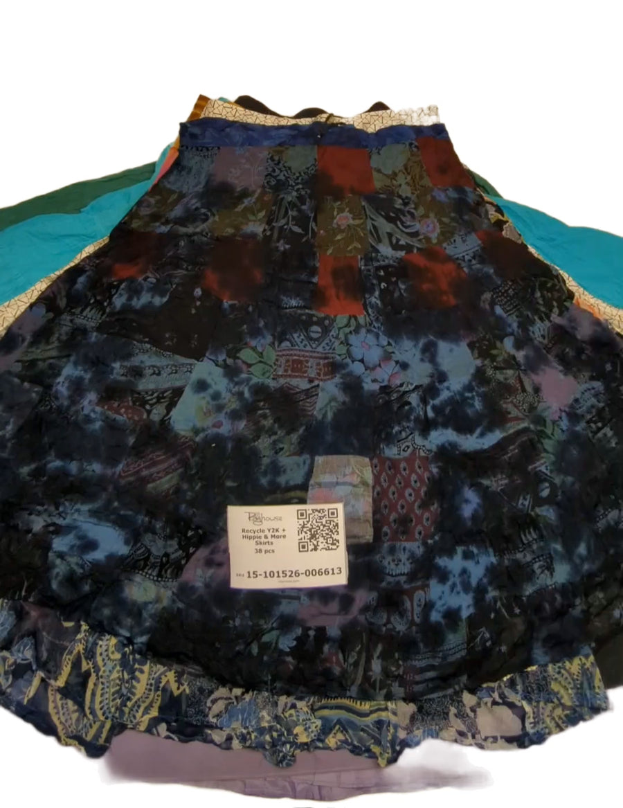 Recycle Y2K + Hippie & More Skirts 38 pcs