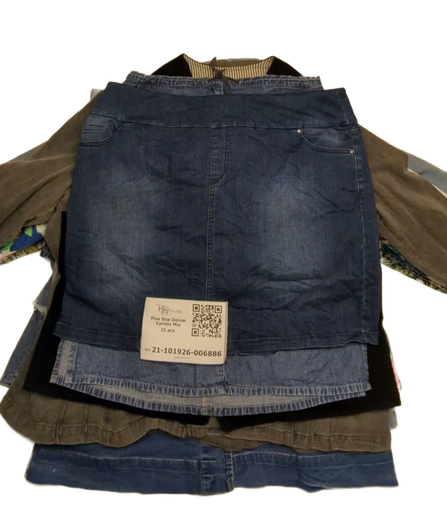 Plus Size Denim Variety Mix 25 pcs