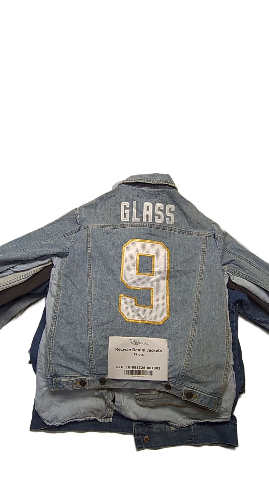 Recycle Denim Jackets 18 pcs