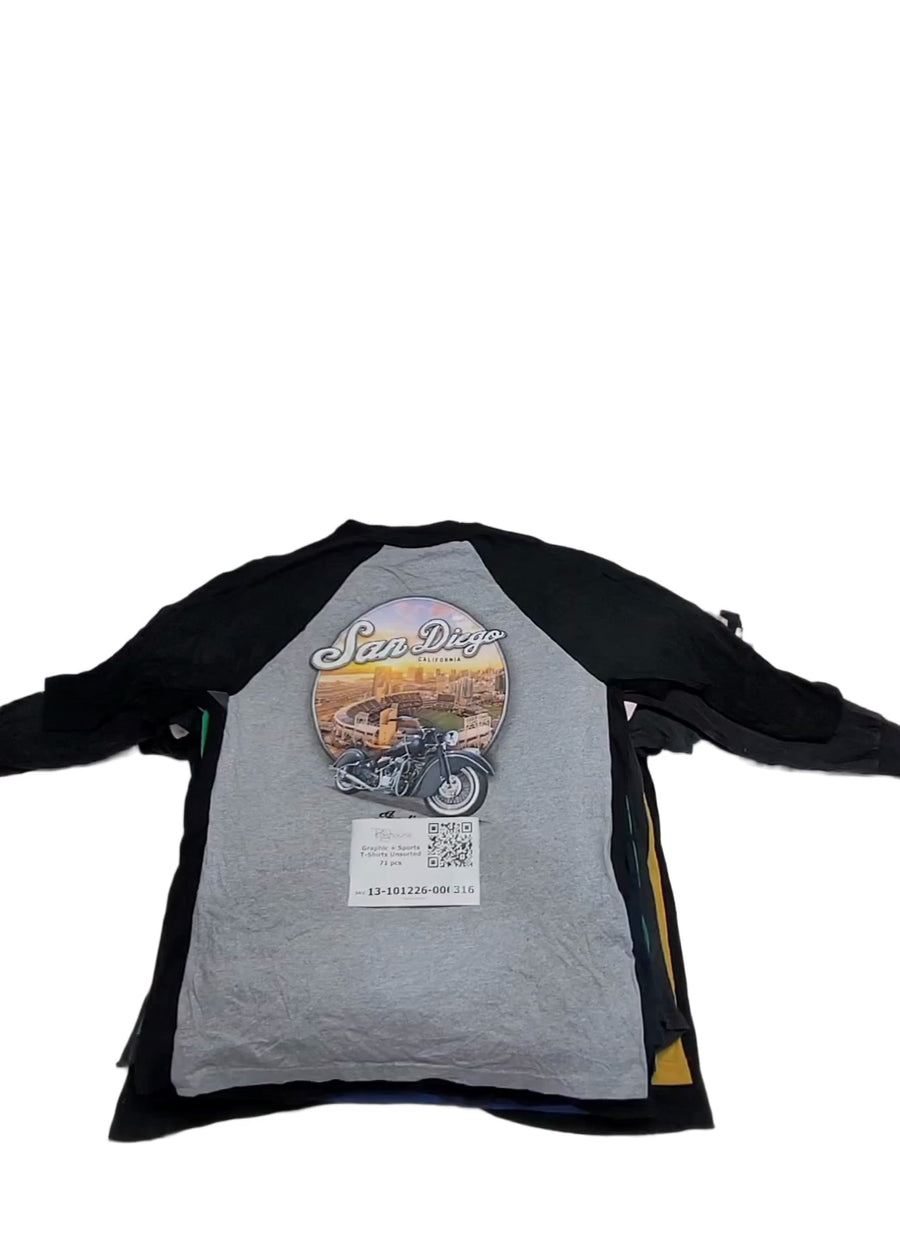 Graphic + Sports T-Shirts Unsorted 71 pcs