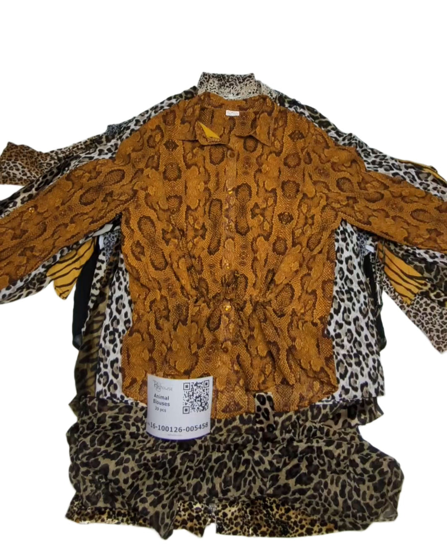 Animal Blouses 39 pcs