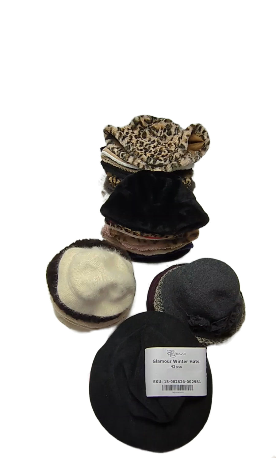 Glamour Winter Hats 42 pcs