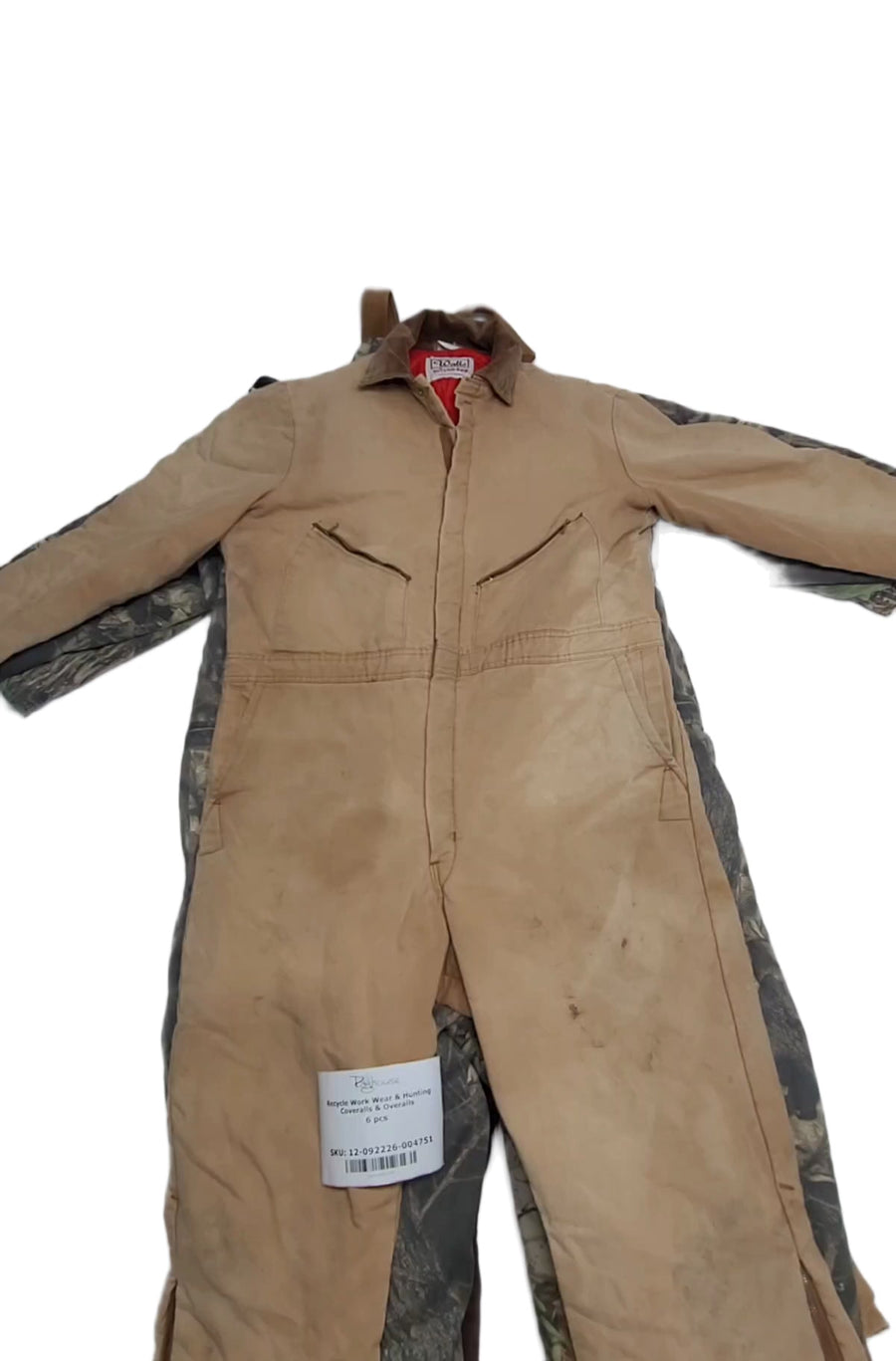 Recycle Work Wear & Hunting Coveralls & Overalls 6 pcs