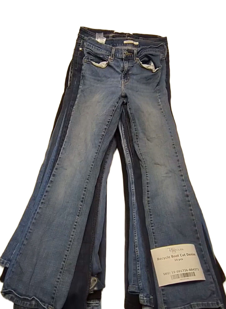 Recycle Boot Cut Denim 24 pcs