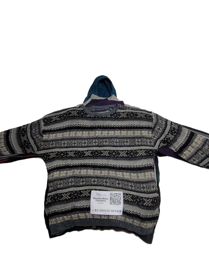 Recycle Mens Sweaters 22 pcs