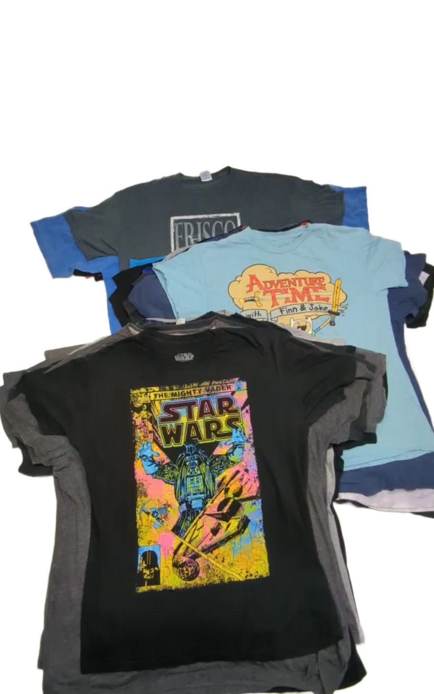 Recycle Superhero Star Wars + Cartoon + Destination Tees 71 pcs