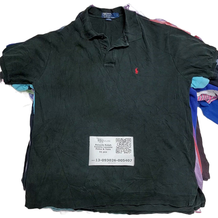 Recycle Ralph Tommy Lacoste Polos & Tees 51 pcs