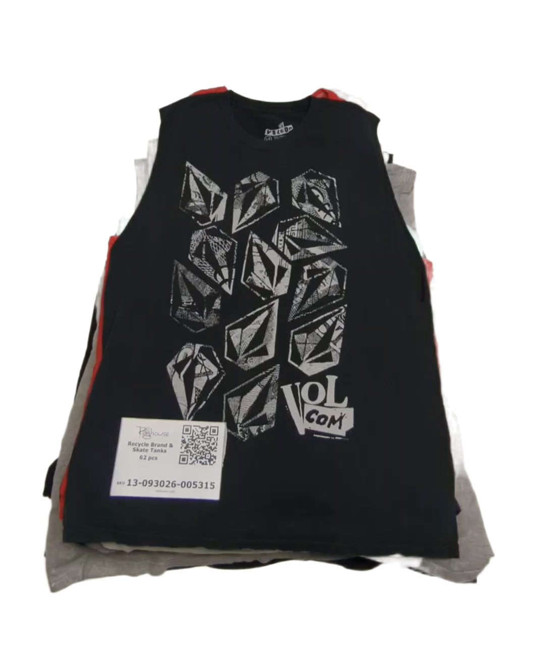 Recycle Brand & Skate Tanks 62 pcs