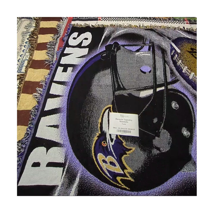 Recycle Tapestry Blankets 9 pcs