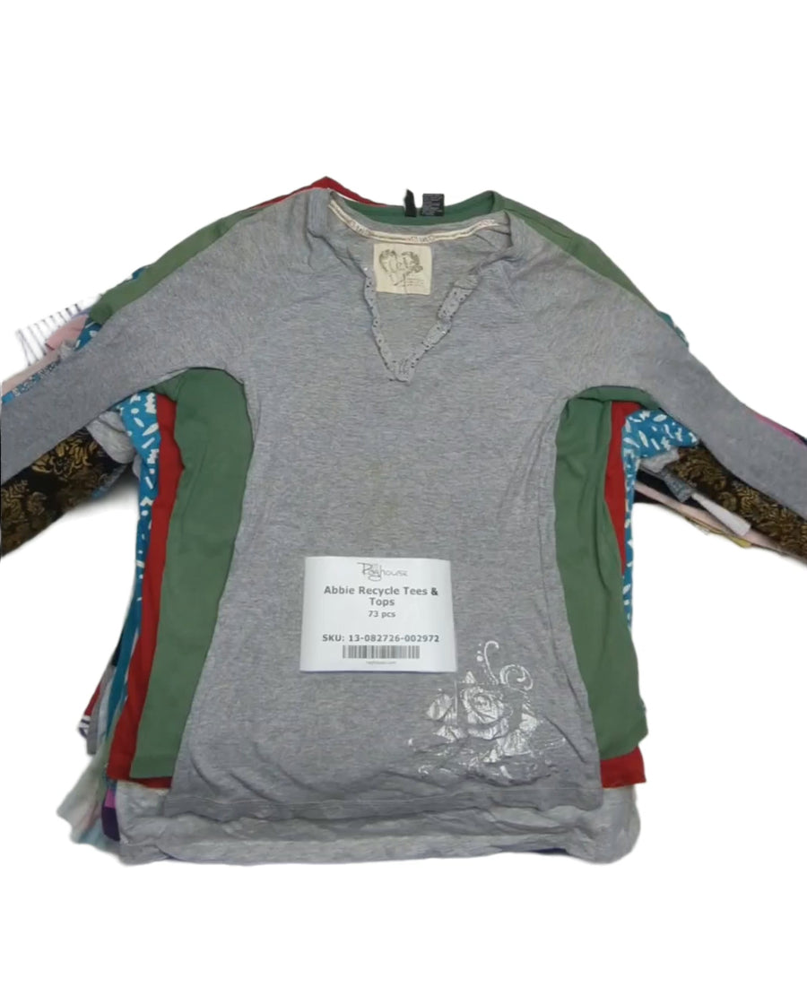 Abbie Recycle Tees & Tops 73 pcs
