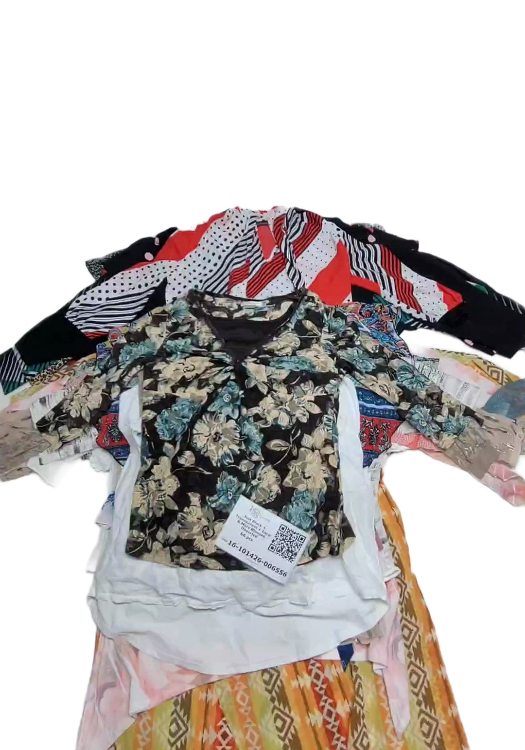 Just Black + Transparent + Lace & More Blouses Unsorted 66 pcs