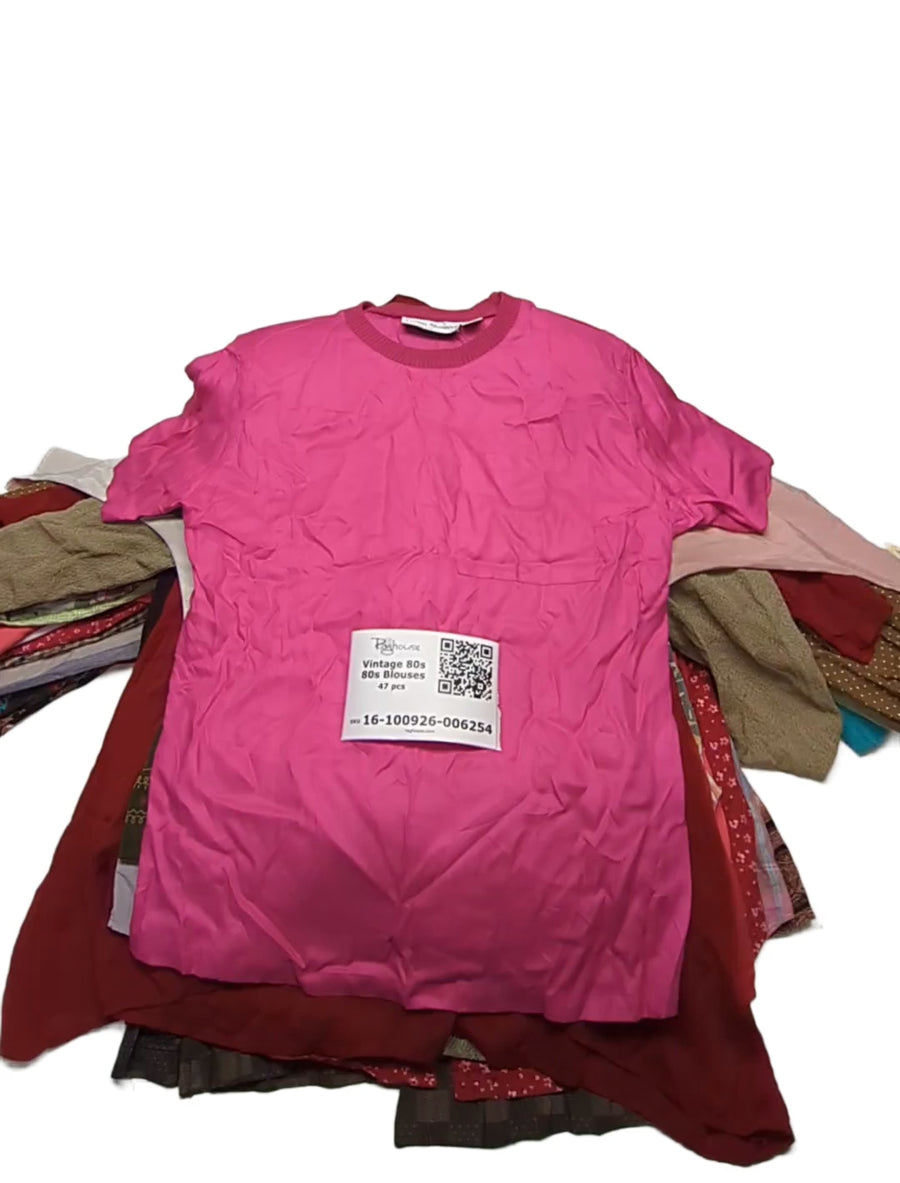 Vintage 80s 80s Blouses 47 pcs