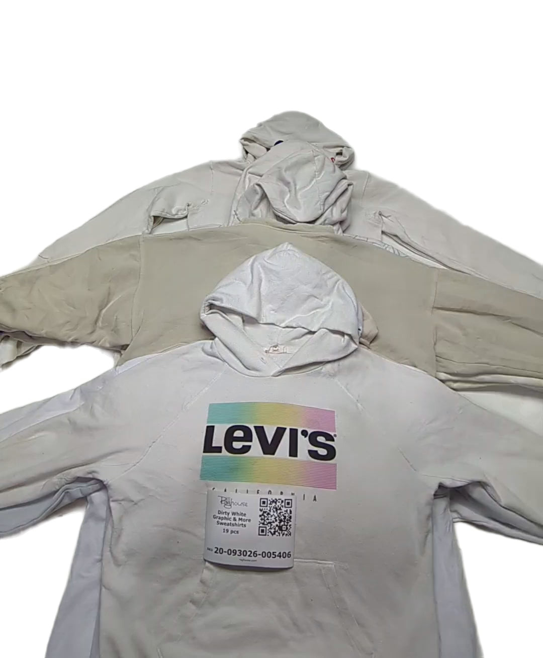 Dirty White Graphic & More Sweatshirts 19 pcs