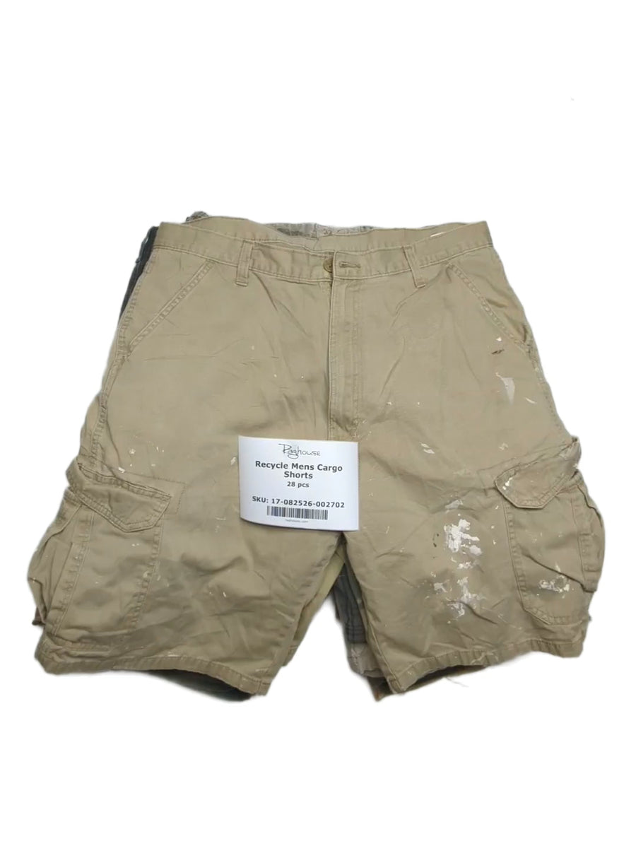 Recycle Mens Cargo Shorts 28 pcs