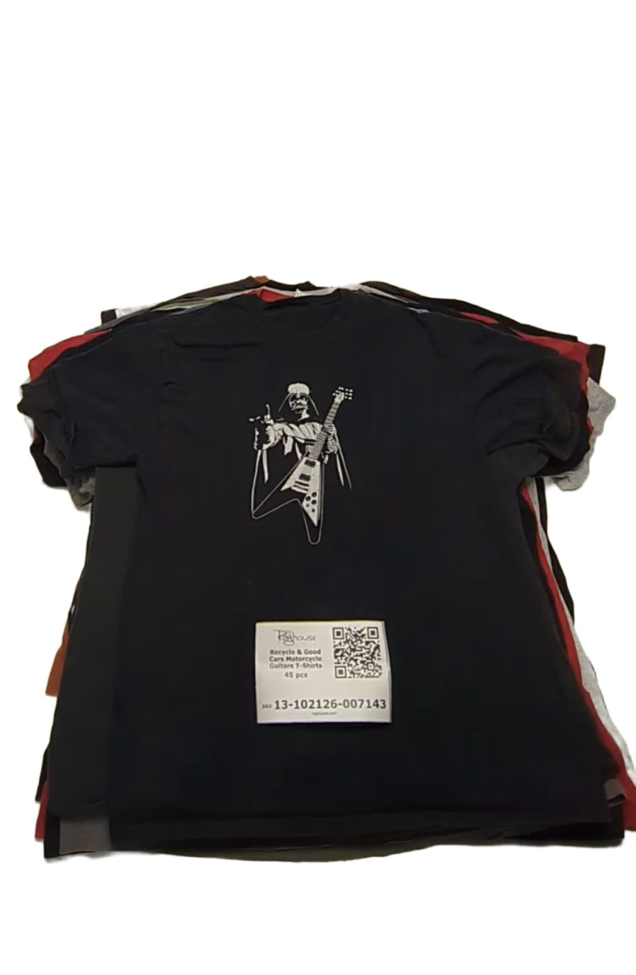 Recycle & Good Cars Motorcycle Guitars T-Shirts 45 pcs