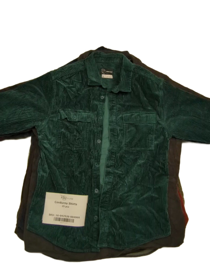Corduroy Shirts 25 pcs