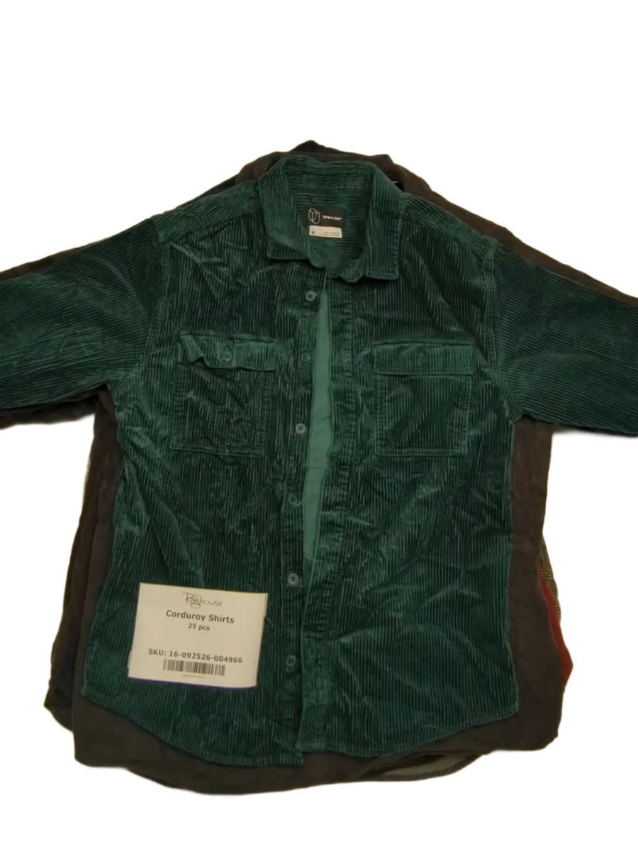 Corduroy Shirts 25 pcs
