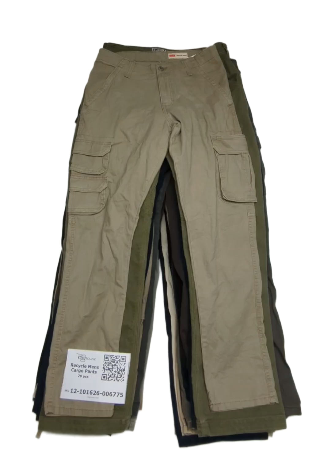 Recycle Mens Cargo Pants 20 pcs