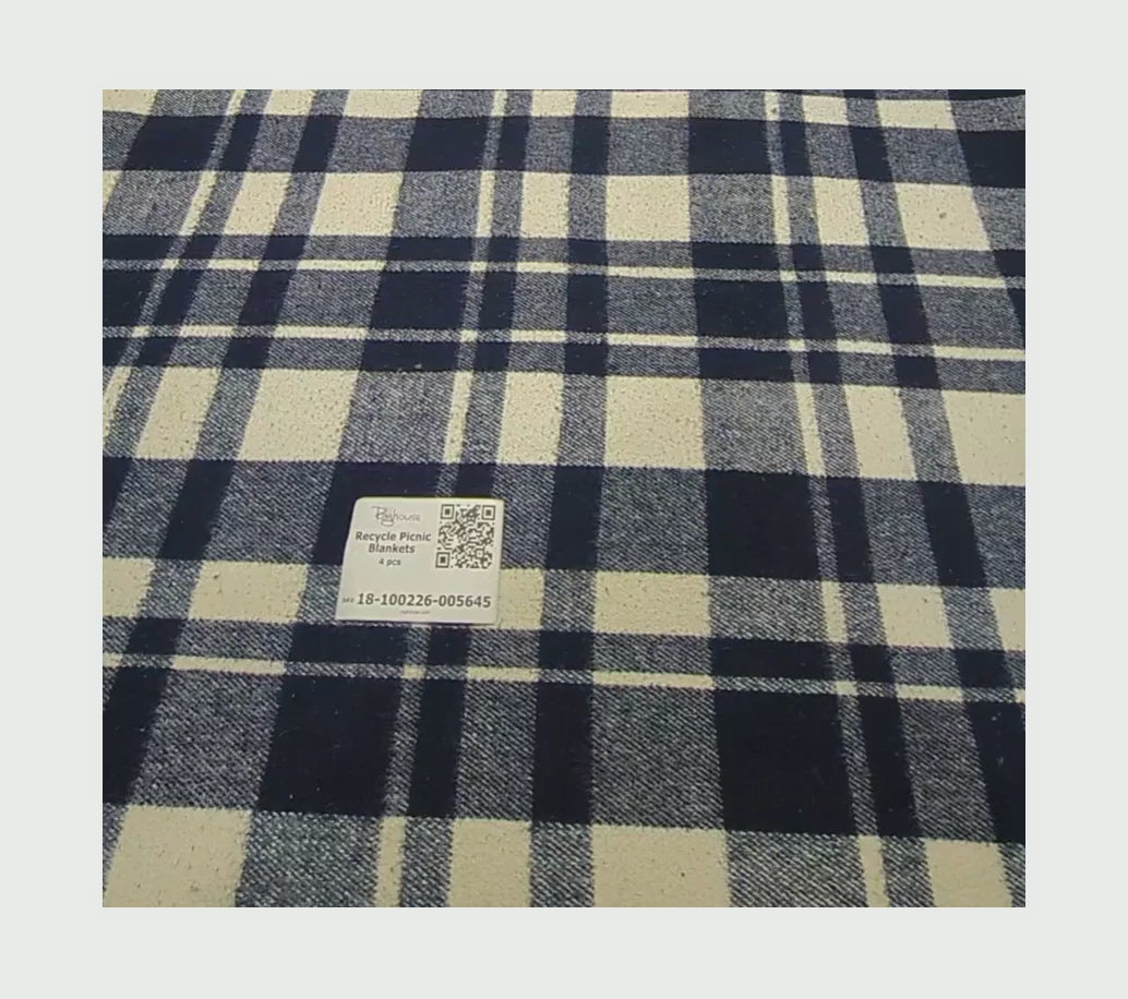 Recycle Picnic Blankets 4 pcs