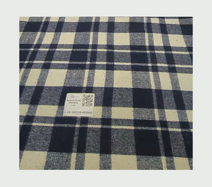 Recycle Picnic Blankets 4 pcs