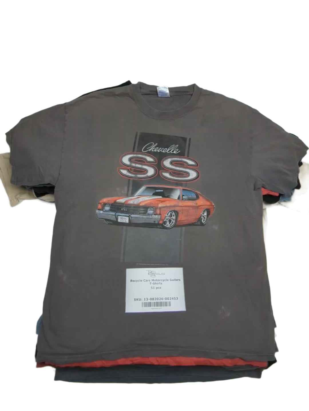 Recycle Cars Motorcycle Guitars T-Shirts 51 pcs