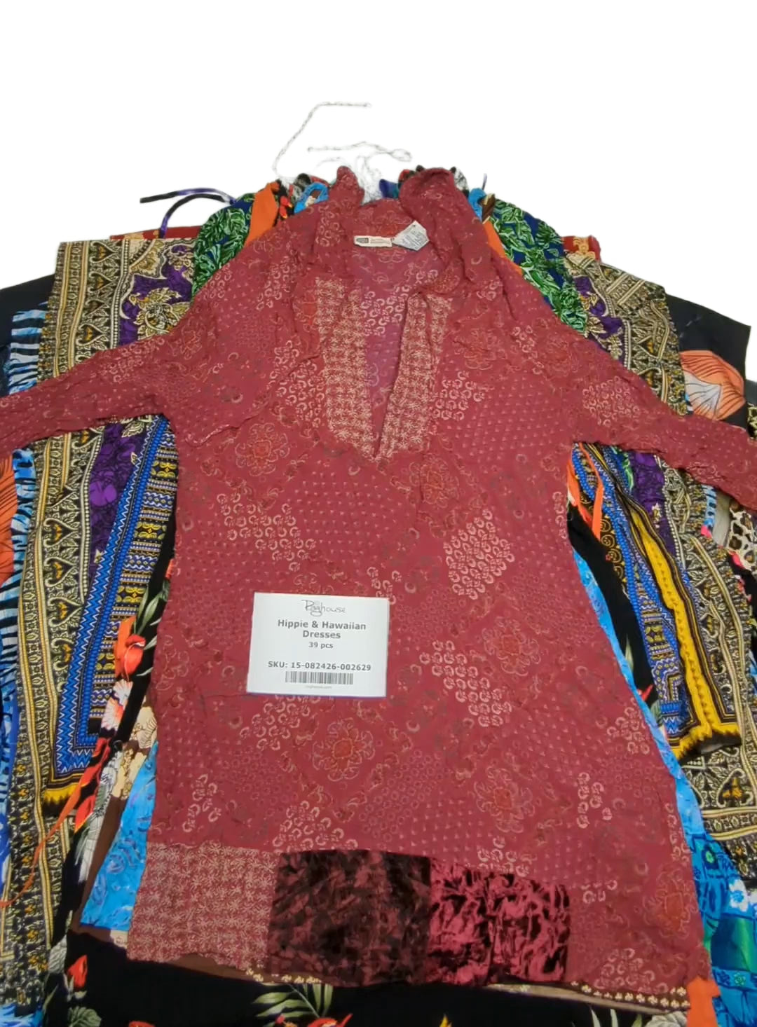 Hippie & Hawaiian Dresses 39 pcs